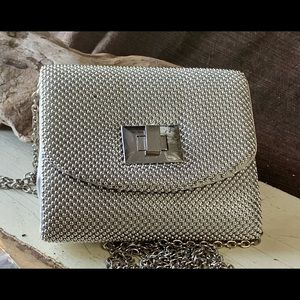 Silver evening bag. Excellent condition.